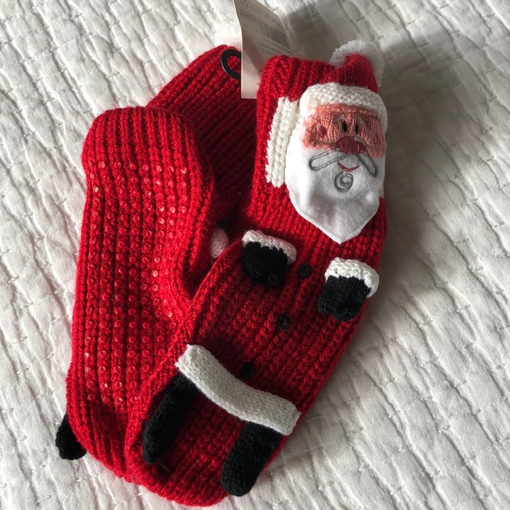 NWT Christmas Santa Socks